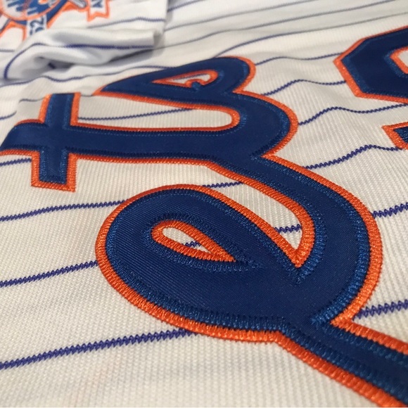 Darryl Strawberry New York Mets Jersey Mens XL NWT 1986 Home White - Picture 3 of 11